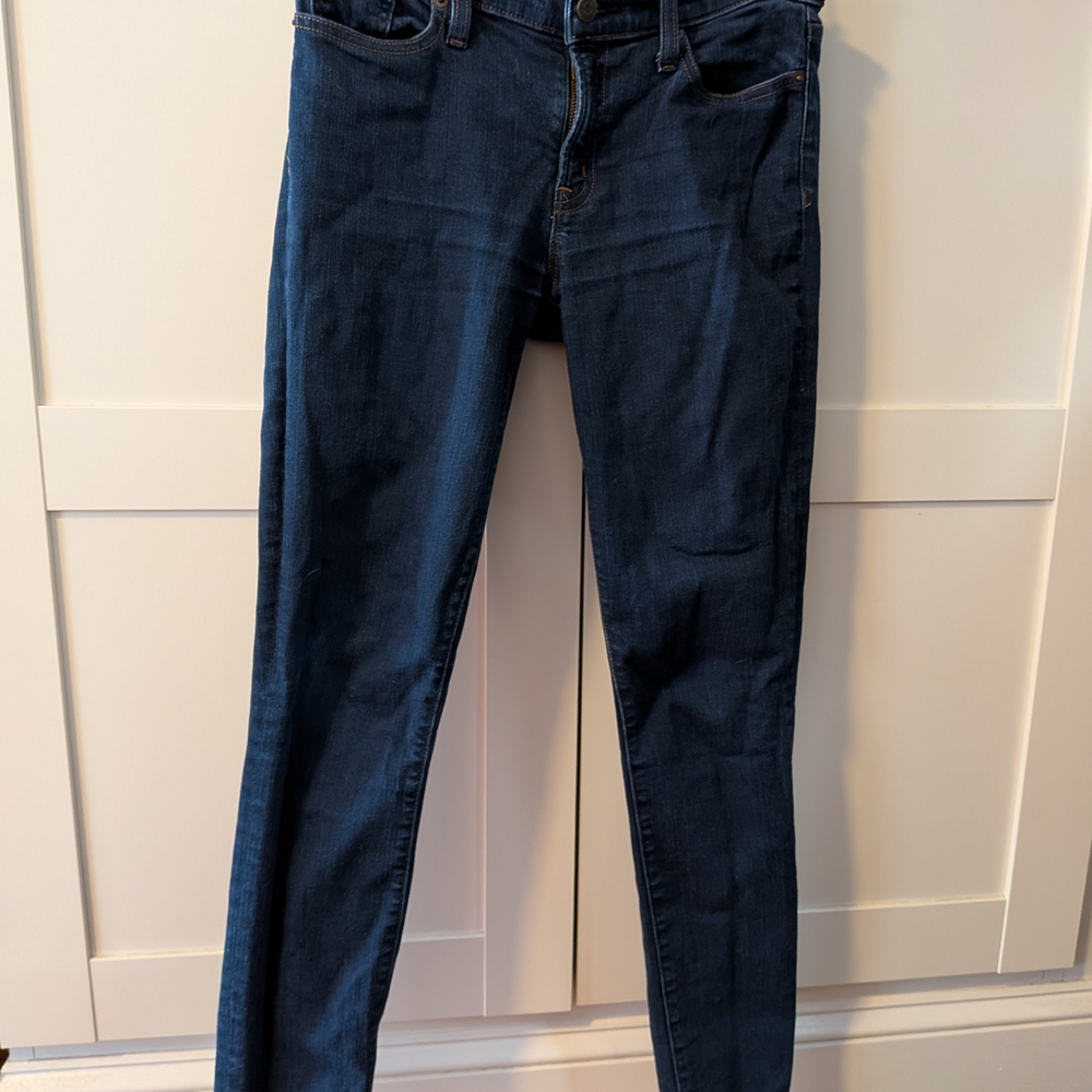 J Crew Toothpick Blue Jeans 27T